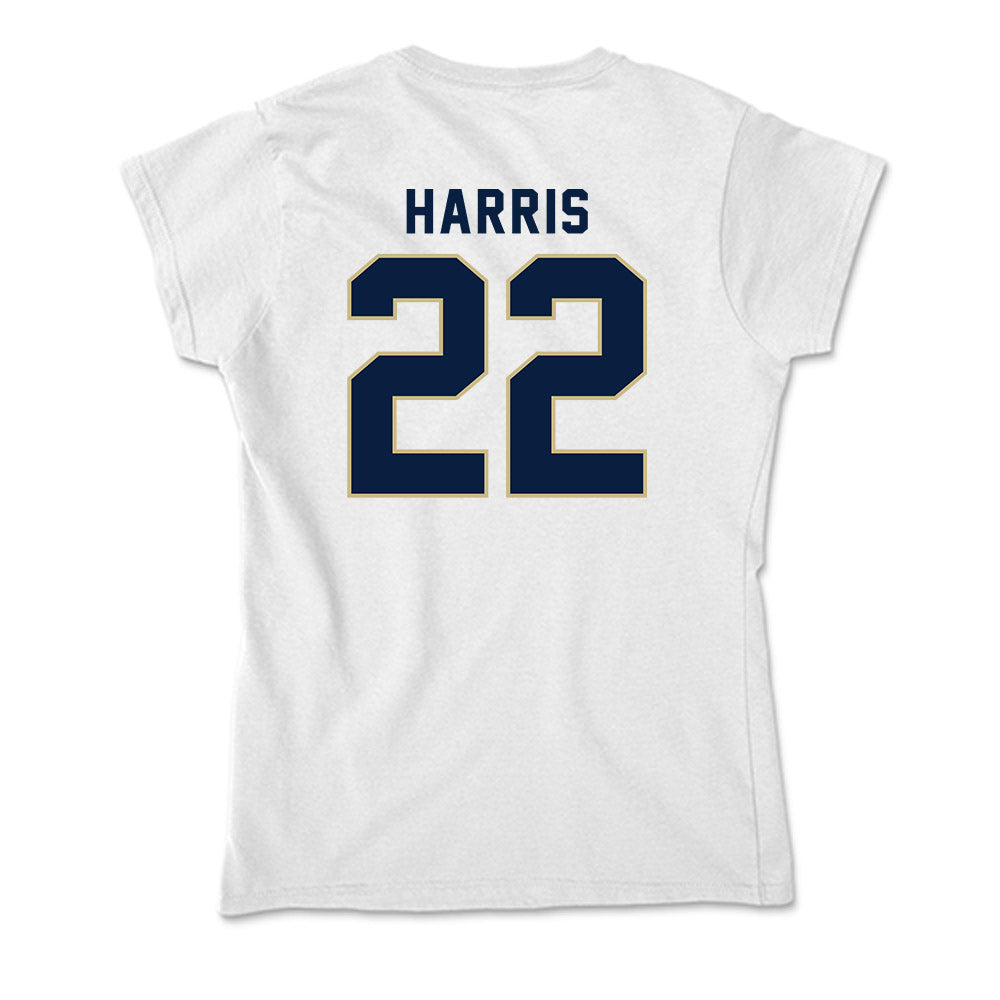 Akron - NCAA Men's Basketball : Josiah Harris - Soft Style Women‚Äôs T-Shirt Hoodie, Sweatshirt | CoreVibeTees.com (Image 2)