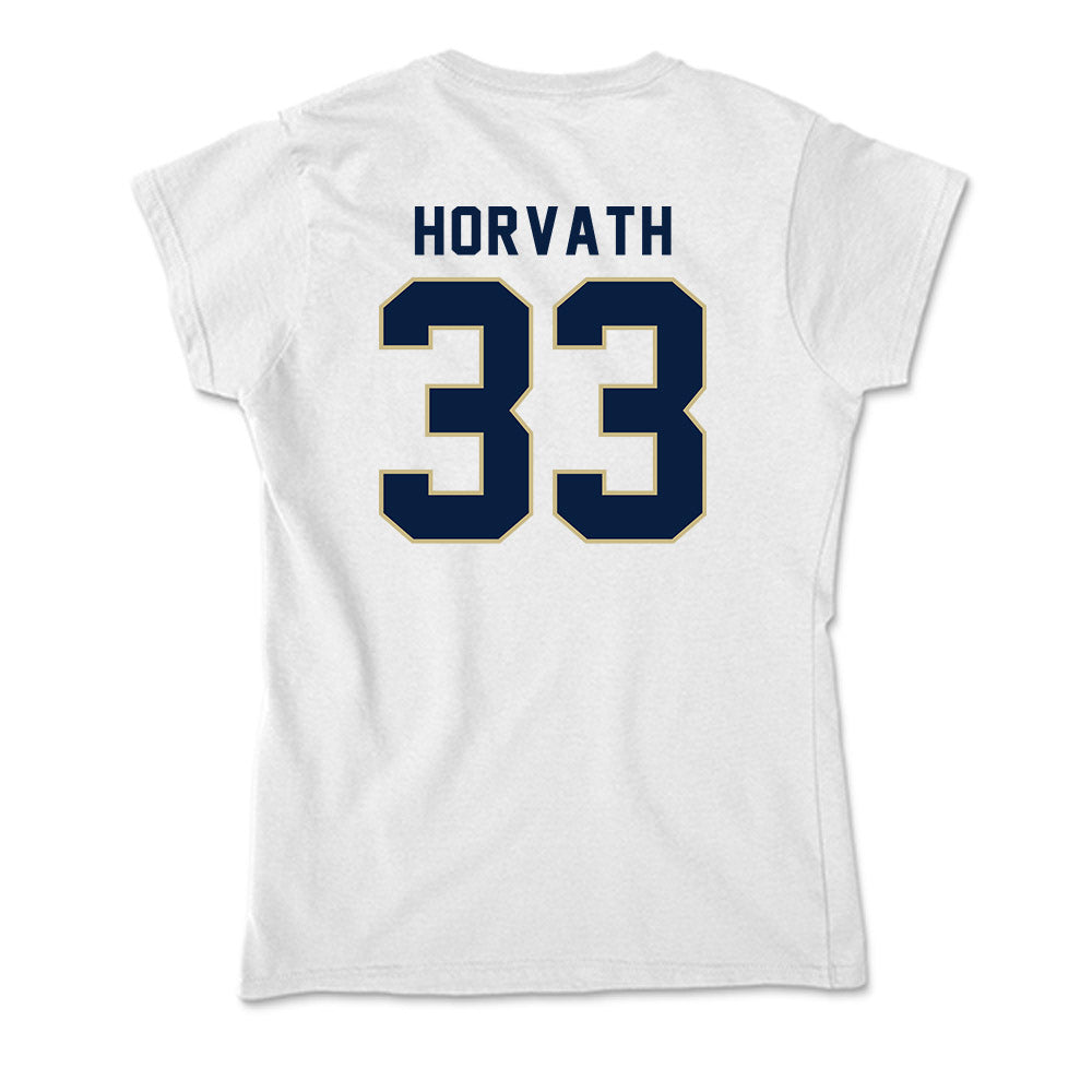 Akron - NCAA Baseball : Andrew Horvath - Soft Style Women‚Äôs T-Shirt Hoodie, Sweatshirt | CoreVibeTees.com (Image 2)