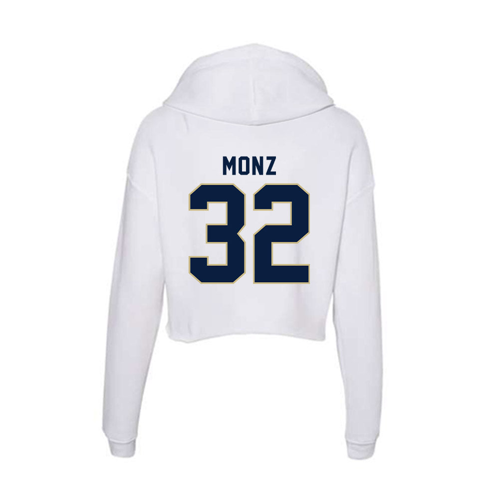 Akron - NCAA Football : Dominic Monz - Women's Crop Fleece Hoodie T-Shirts, Sweatshirt | CoreVibeTees.com (Image 2)