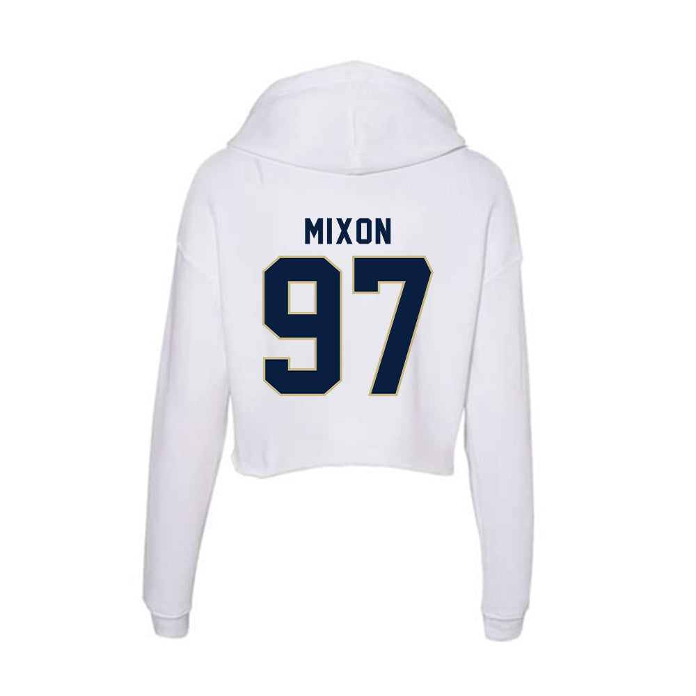 Akron - NCAA Football : Jon'Trell Mixon - Women's Crop Fleece Hoodie T-Shirts, Sweatshirt | CoreVibeTees.com (Image 2)