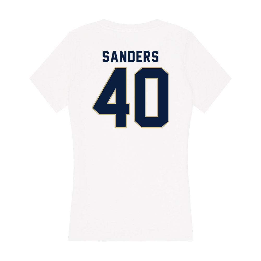 Akron - NCAA Women's Lacrosse : Hannah Sanders - Women's V-Neck T-Shirt Hoodie, Sweatshirt | CoreVibeTees.com (Image 2)