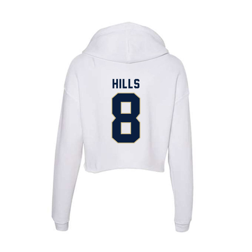 Akron - NCAA Football : Brandon Hills - Women's Crop Fleece Hoodie T-Shirts, Sweatshirt | CoreVibeTees.com (Image 2)