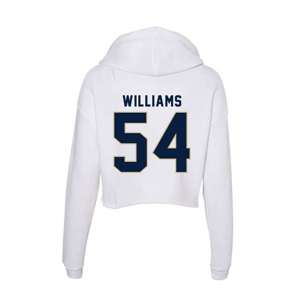 Akron - NCAA Football : Tyhler Williams - Women's Crop Fleece Hoodie T-Shirts, Sweatshirt | CoreVibeTees.com (Image 2)