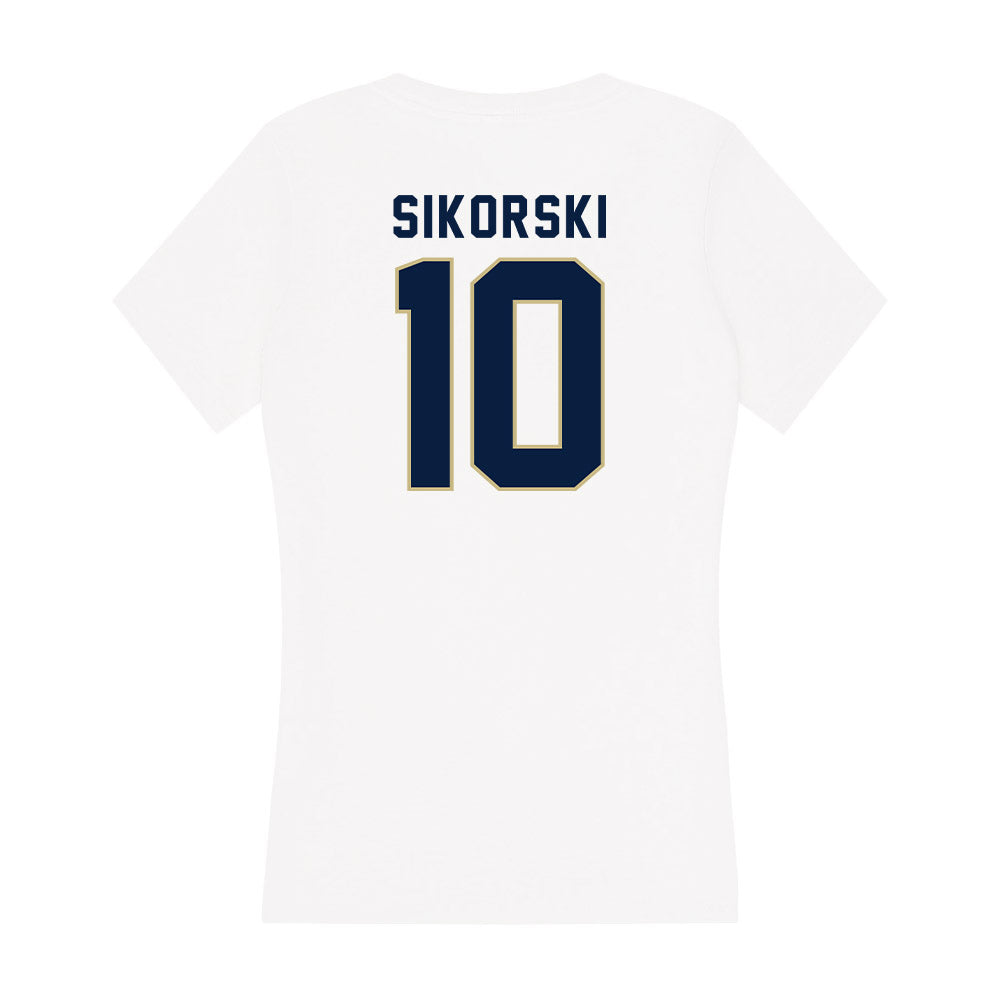 Akron - NCAA Women's Lacrosse : Kaitlyn Sikorski - Women's V-Neck T-Shirt Hoodie, Sweatshirt | CoreVibeTees.com (Image 2)