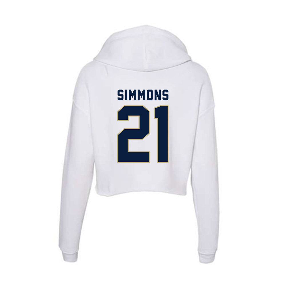Akron - NCAA Women's Soccer : Anna Simmons - Women's Crop Fleece Hoodie T-Shirts, Sweatshirt | CoreVibeTees.com (Image 2)