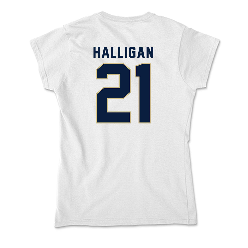 Akron - NCAA Men's Basketball : Zachary Halligan - Soft Style Women‚Äôs T-Shirt Hoodie, Sweatshirt (Image 2)