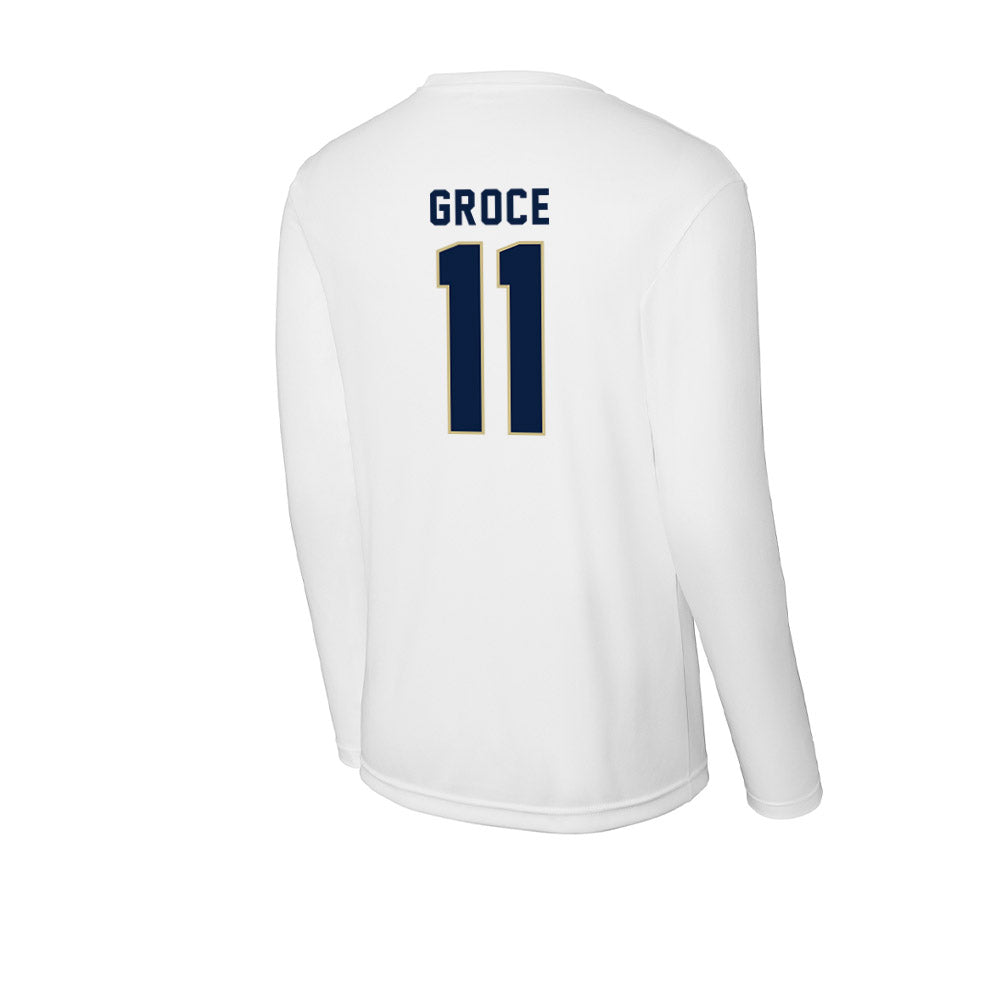 Akron - NCAA Men's Basketball : Conner Groce - Activewear Long Sleeve T-Shirt Hoodie, Sweatshirt | CoreVibeTees.com (Image 2)