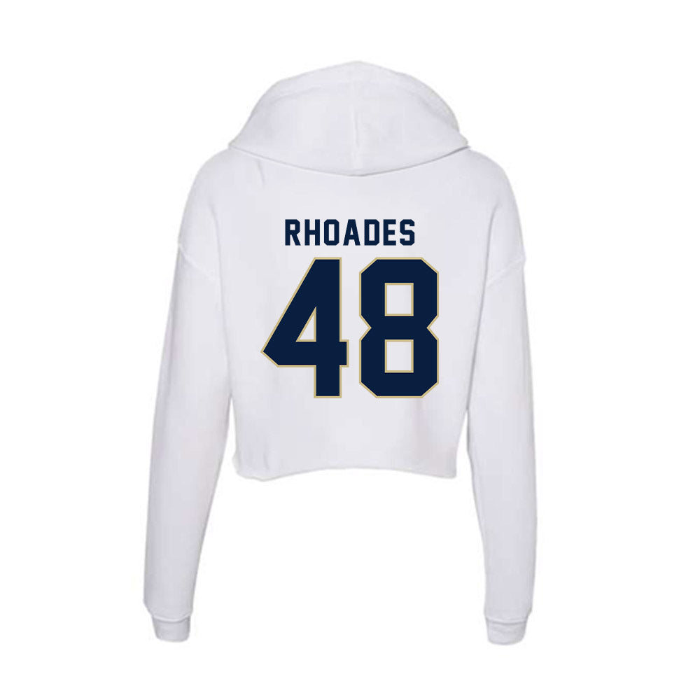 Akron - NCAA Football : Emmet Rhoades - Women's Crop Fleece Hoodie T-Shirts, Sweatshirt | CoreVibeTees.com (Image 2)