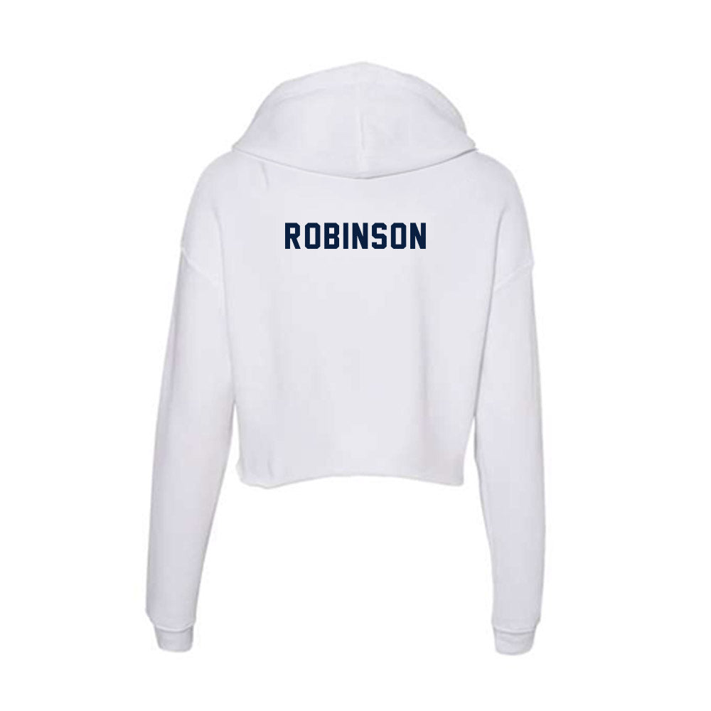 Akron - NCAA Cheerleading : Zak Robinson - Women's Crop Fleece Hoodie T-Shirts, Sweatshirt | CoreVibeTees.com (Image 2)