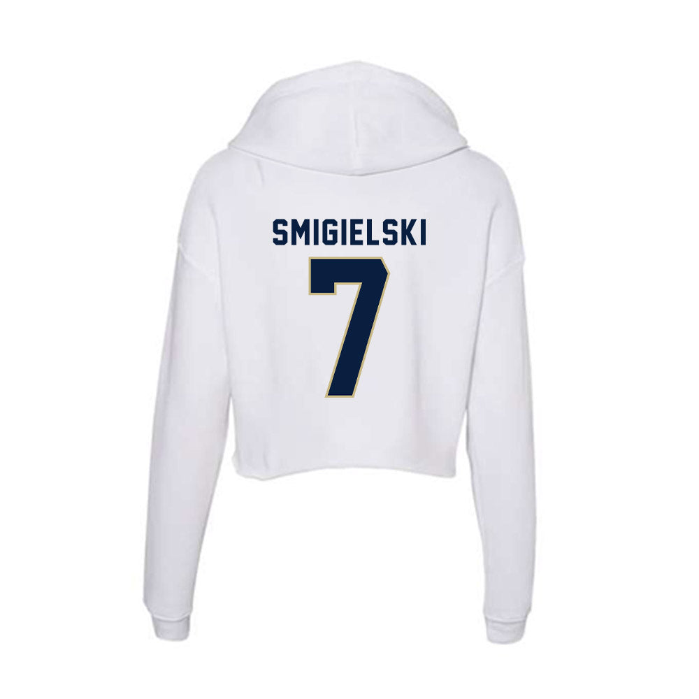 Akron - NCAA Softball : Rachel Smigielski - Women's Crop Fleece Hoodie T-Shirts, Sweatshirt | CoreVibeTees.com (Image 2)