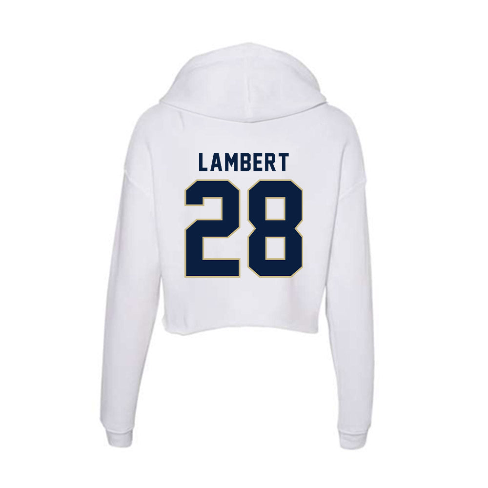 Akron - NCAA Women's Soccer : Addison Lambert - Women's Crop Fleece Hoodie T-Shirts, Sweatshirt | CoreVibeTees.com (Image 2)