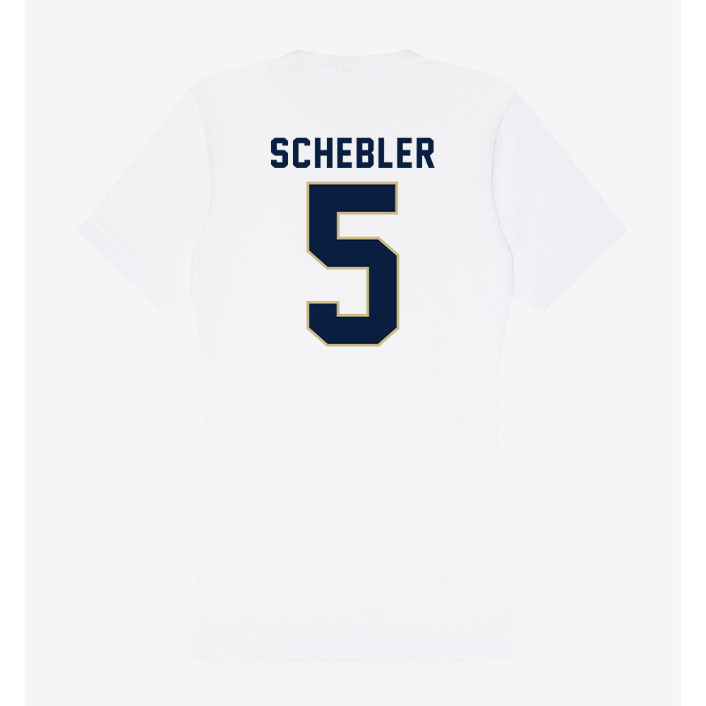 Akron - NCAA Baseball : Charles Schebler - Women's V-Neck T-Shirt Hoodie, Sweatshirt | CoreVibeTees.com (Image 2)