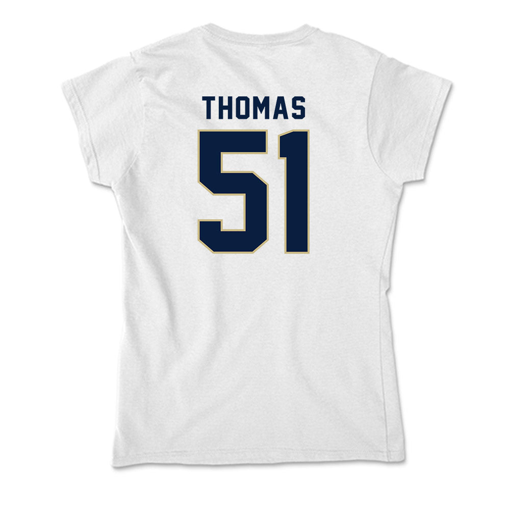 Akron - NCAA Football : DQ Thomas - Soft Style Women‚Äôs T-Shirt Hoodie, Sweatshirt | CoreVibeTees.com (Image 2)