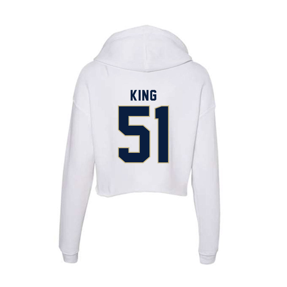 Akron - NCAA Football : Maasai King - Women's Crop Fleece Hoodie T-Shirts, Sweatshirt | CoreVibeTees.com (Image 2)