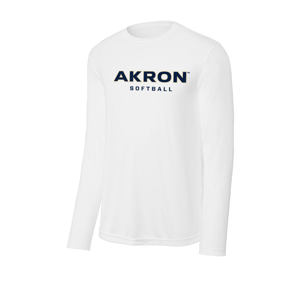 Akron - NCAA Softball : Hailee Sanchez - Activewear Long Sleeve T-Shirt Hoodie, Sweatshirt | CoreVibeTees.com (Image 1)