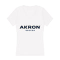 Akron - NCAA Men's Soccer : Stefan Dobrijevic - Women's V-Neck T-Shirt Hoodie, Sweatshirt | CoreVibeTees.com (Image 1)