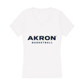 Akron - NCAA Men's Basketball : Nate Johnson - Women's V-Neck T-Shirt Hoodie, Sweatshirt | CoreVibeTees.com (Image 1)