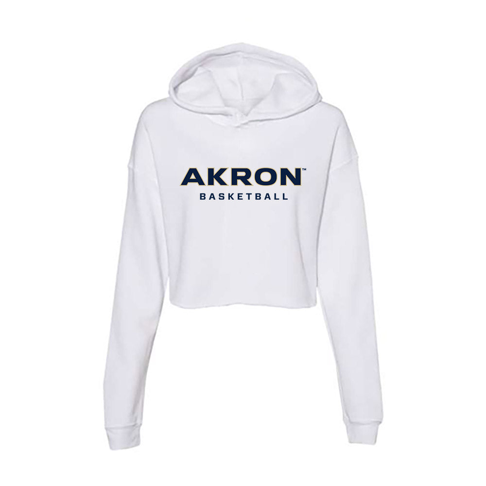 Akron - NCAA Men's Basketball : Enrique Freeman - Women's Crop Fleece Hoodie T-Shirts, Sweatshirt (Image 1)