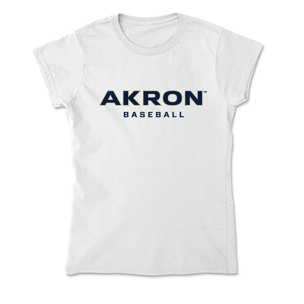 Akron - NCAA Baseball : Andrew Horvath - Soft Style Women‚Äôs T-Shirt Hoodie, Sweatshirt | CoreVibeTees.com (Image 1)
