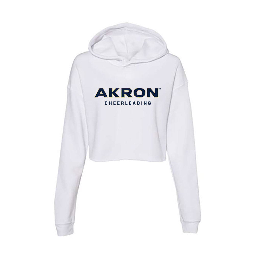 Akron - NCAA Cheerleading : Zak Robinson - Women's Crop Fleece Hoodie T-Shirts, Sweatshirt | CoreVibeTees.com (Image 1)