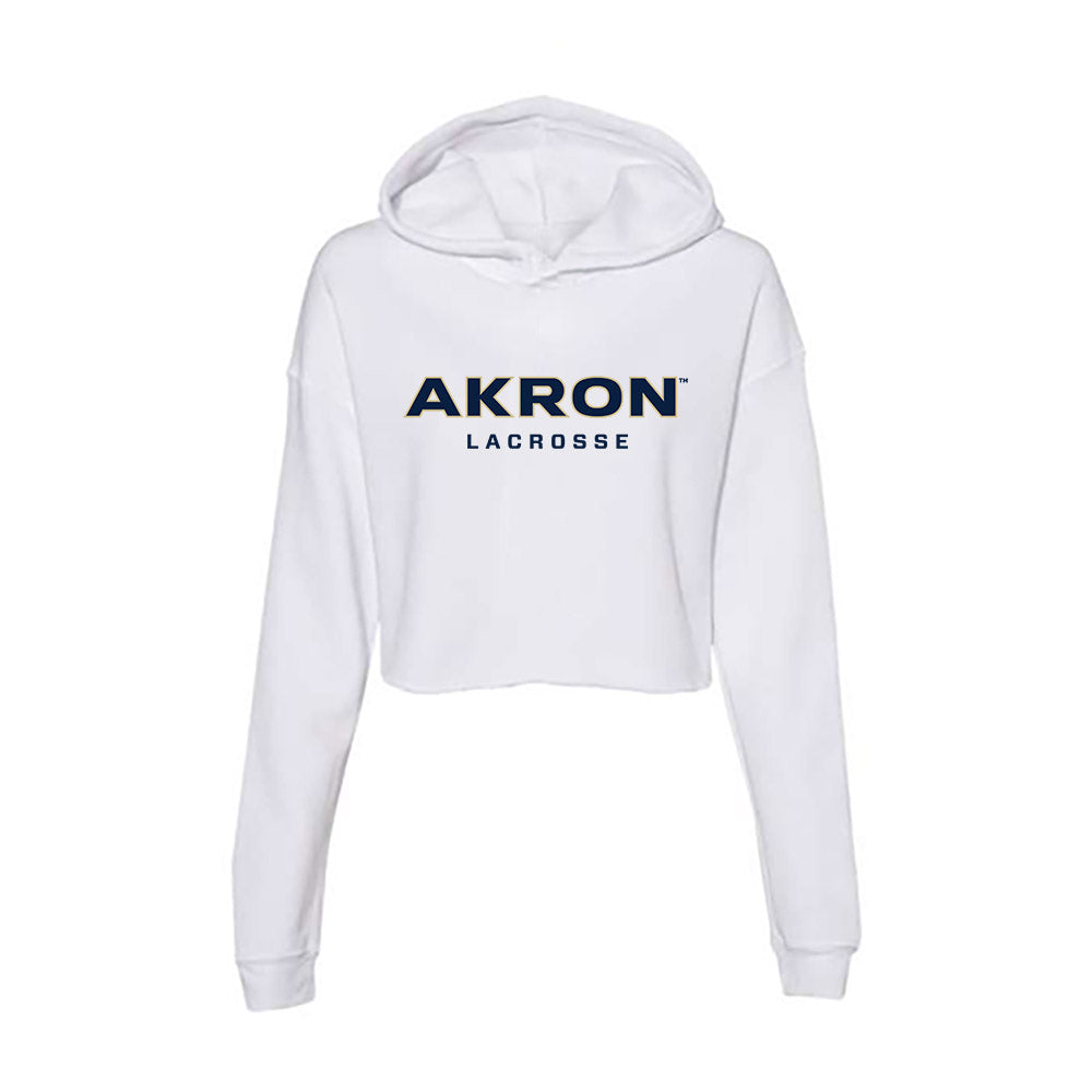 Akron - NCAA Women's Lacrosse : Kayli Grant - Women's Crop Fleece Hoodie T-Shirts, Sweatshirt | CoreVibeTees.com (Image 1)
