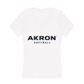 Akron - NCAA Softball : Rachel Smigielski - Women's V-Neck T-Shirt Hoodie, Sweatshirt | CoreVibeTees.com (Image 1)