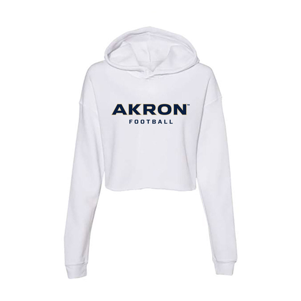 Akron - NCAA Football : Chris Gee - Women's Crop Fleece Hoodie T-Shirts, Sweatshirt | CoreVibeTees.com (Image 1)