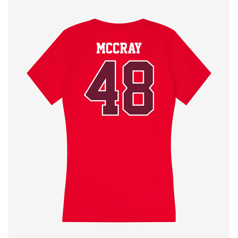 AAMU - NCAA Football : Elijah McCray - Women's V-Neck T-Shirt Hoodie, Sweatshirt | CoreVibeTees.com (Image 2)