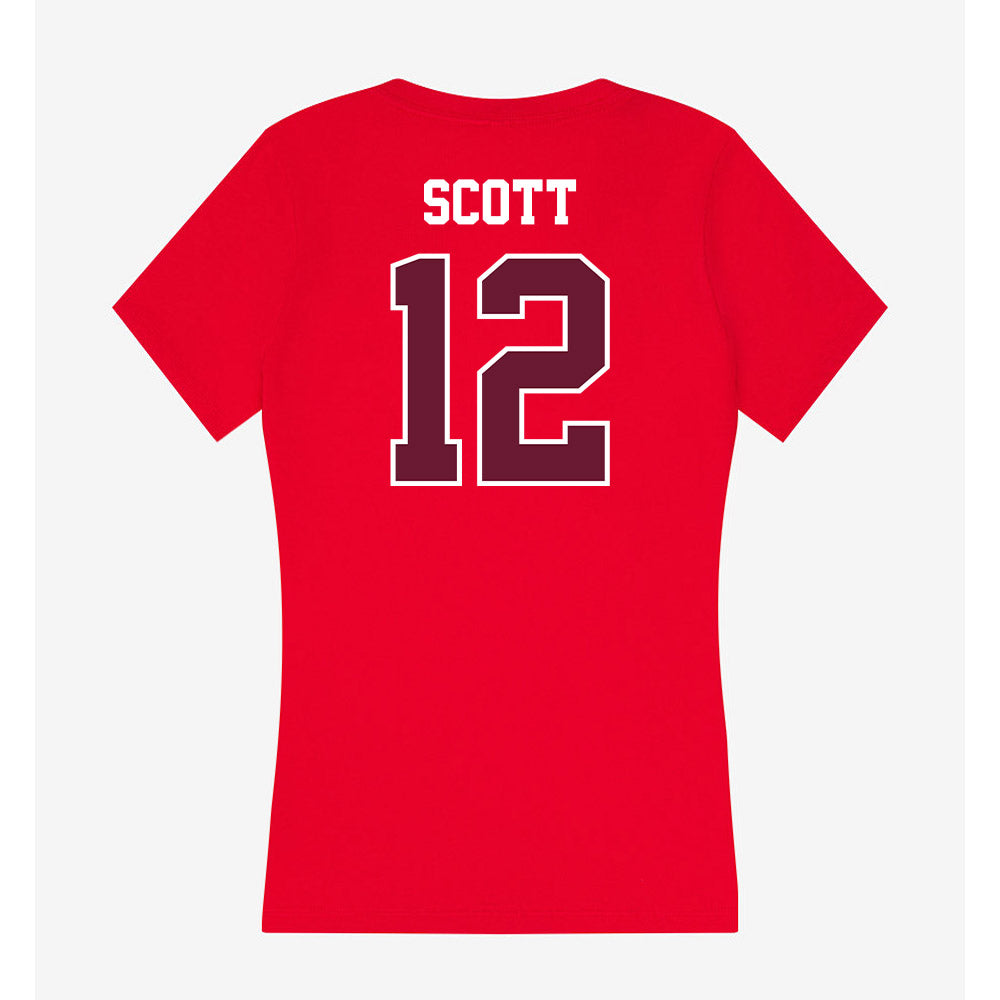 AAMU - NCAA Women's Volleyball : Keyara Scott - Women's V-Neck T-Shirt Hoodie, Sweatshirt | CoreVibeTees.com (Image 2)