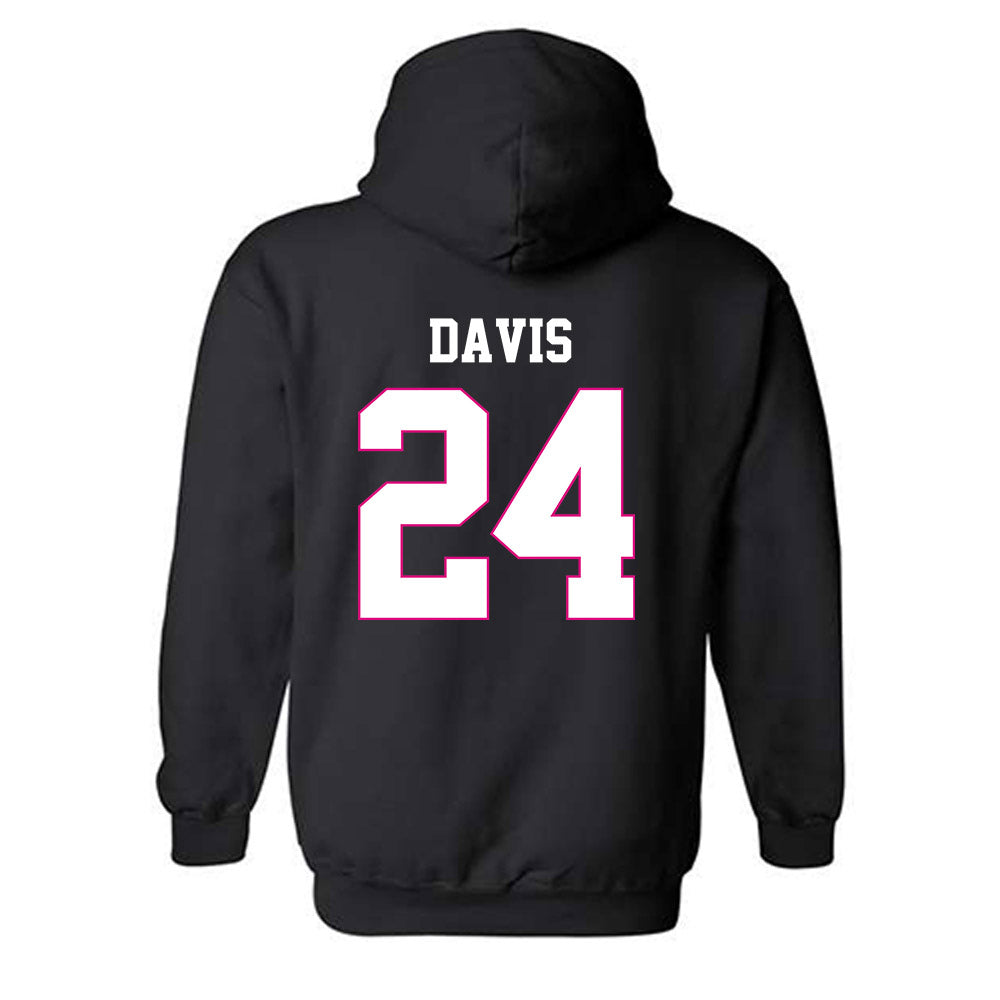 Alabama - Men's Basketball Alumni : Charvez Davis - Fashion Shersey Hooded Sweatshirt T-Shirts, Hoodie (Image 2)