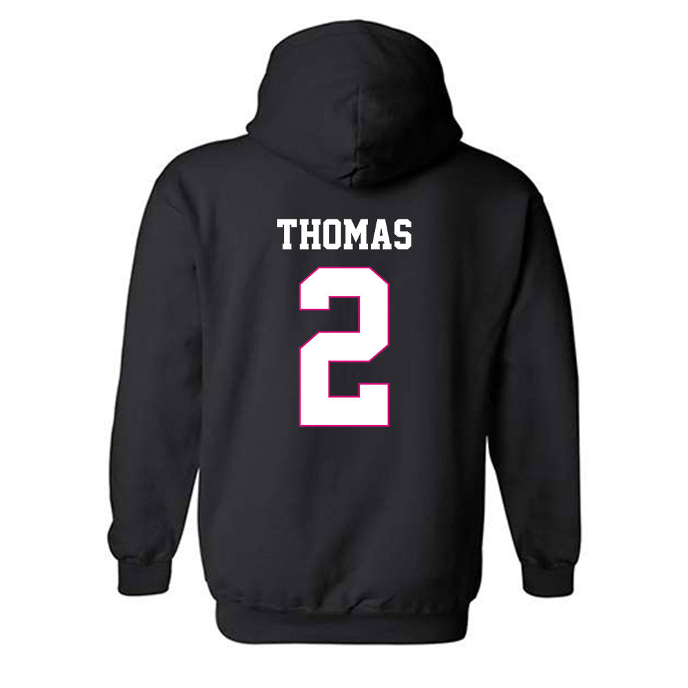 Alabama - Men's Basketball Alumni : Emmett Thomas - Fashion Shersey Hooded Sweatshirt T-Shirts, Hoodie (Image 2)