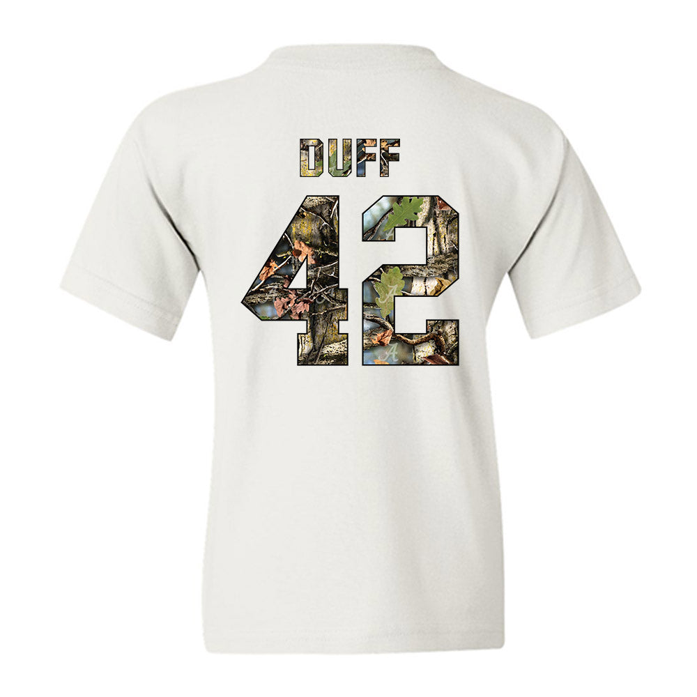 Alabama - NCAA Baseball : Ahmaad Duff - Youth T-Shirt Hoodie, Sweatshirt | CoreVibeTees.com (Image 2)
