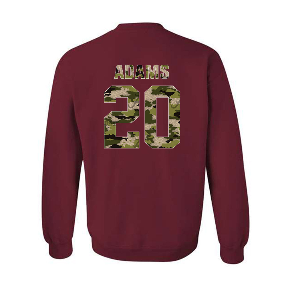 Alabama - NCAA Baseball : Zane Adams - Tusk‚Ñ¢ Camo Script A Crewneck Sweatshirt T-Shirts, Hoodie (Image 2)