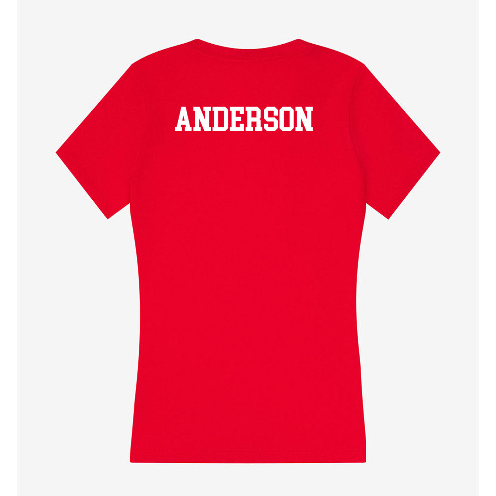 '- NCAA Men's Track & Field : Donavan Anderson - Women's V-Neck T-Shirt Hoodie, Sweatshirt | CoreVibeTees.com (Image 2)