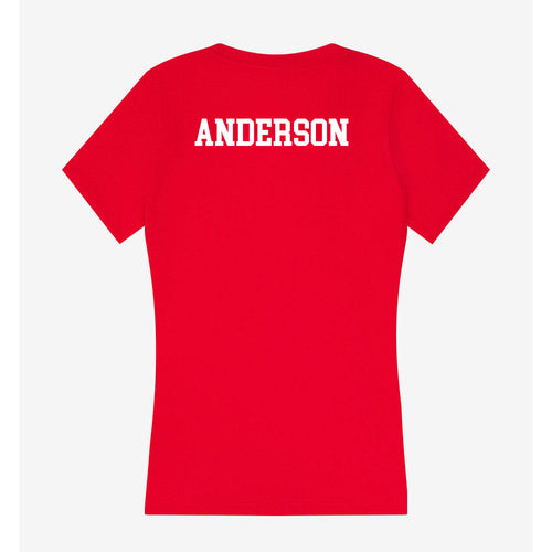 '- NCAA Men's Track & Field : Donavan Anderson - Women's V-Neck T-Shirt Hoodie, Sweatshirt | CoreVibeTees.com (Image 2)