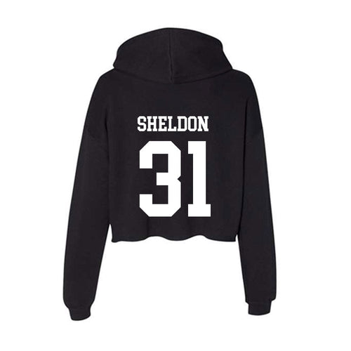 '- NCAA Women's Track & Field : Morgan Sheldon - Women's Crop Fleece Hoodie T-Shirts, Sweatshirt | CoreVibeTees.com (Image 2)