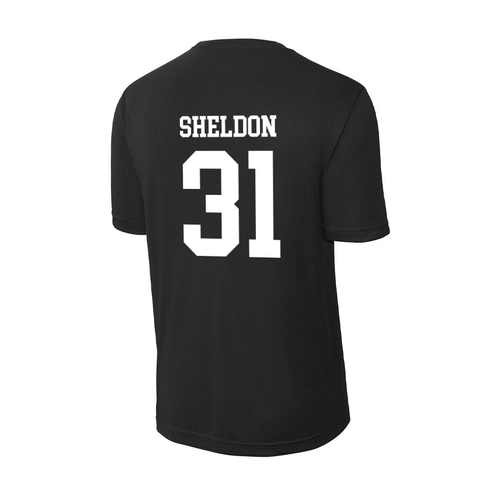 '- NCAA Women's Track & Field : Morgan Sheldon - Activewear T-Shirt Hoodie, Sweatshirt | CoreVibeTees.com (Image 2)
