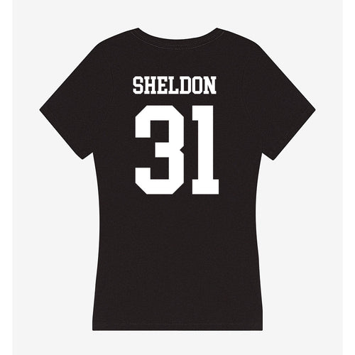 '- NCAA Women's Track & Field : Morgan Sheldon - Women's V-Neck T-Shirt Hoodie, Sweatshirt | CoreVibeTees.com (Image 2)