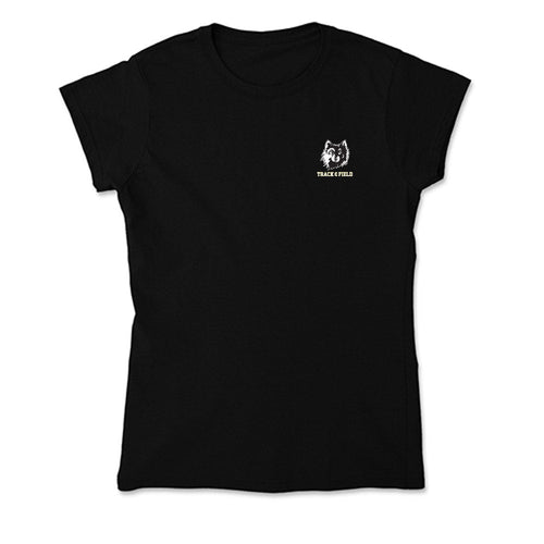'- NCAA Women's Track & Field : Morgan Sheldon - Soft Style Women‚Äôs T-Shirt Hoodie, Sweatshirt | CoreVibeTees.com (Image 1)