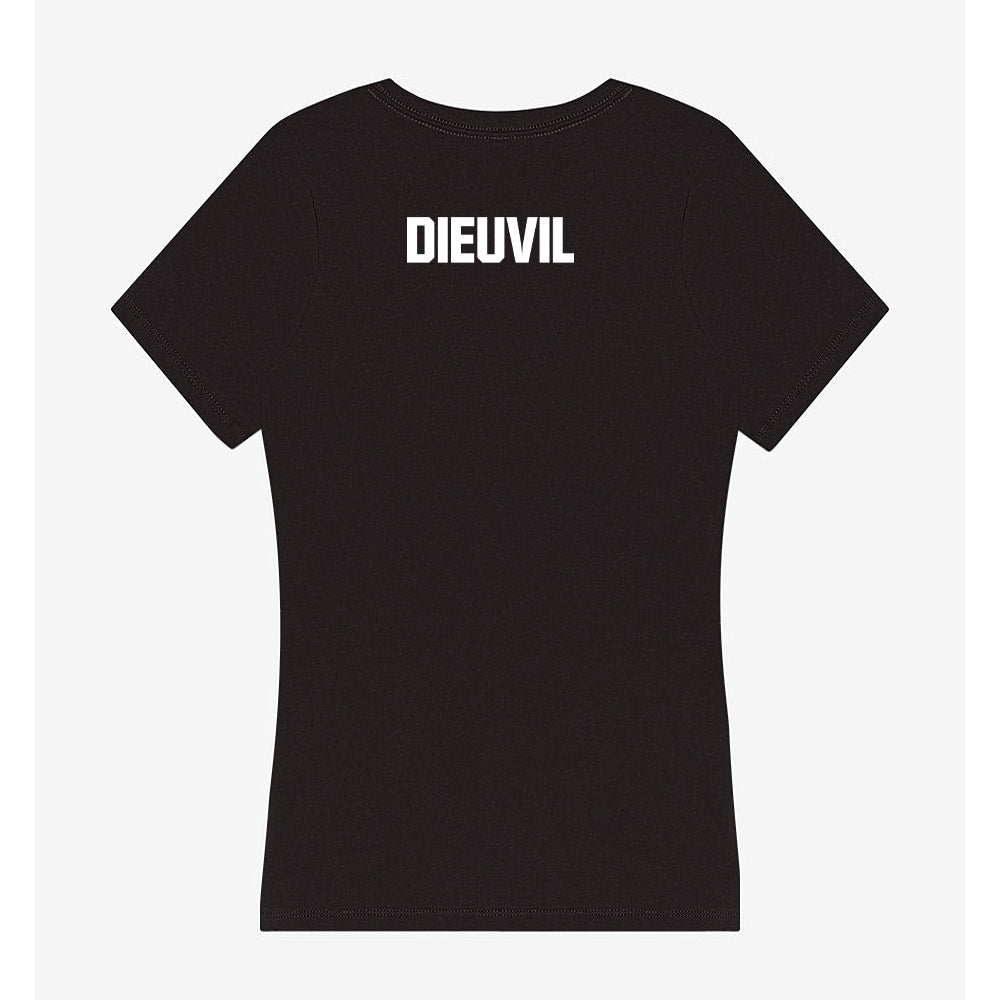 Akron - NCAA Men's Track & Field : Jean Dieuvil - Women's V-Neck T-Shirt Style001 Hoodie, Sweatshirt (Image 2)