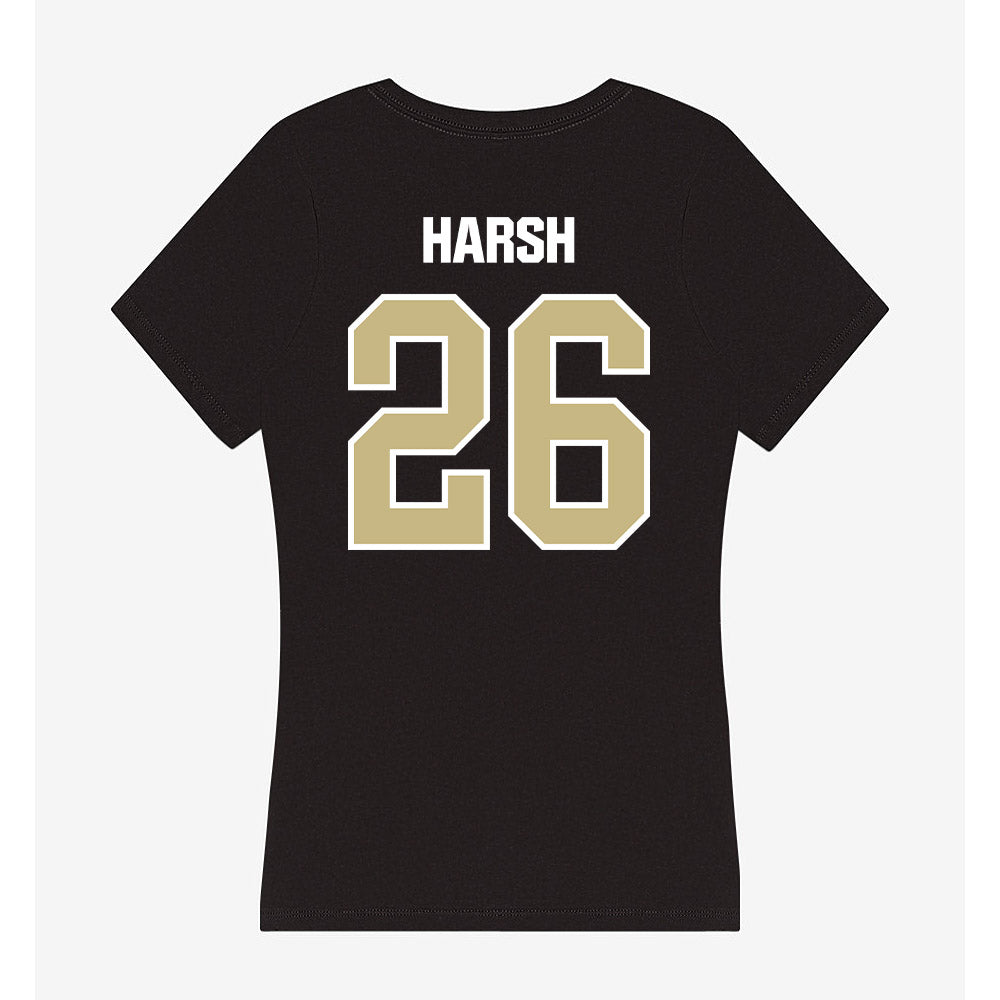 Akron - NCAA Women's Soccer : Kiana Harsh - Women's V-Neck T-Shirt Style001 Hoodie, Sweatshirt | CoreVibeTees.com (Image 2)