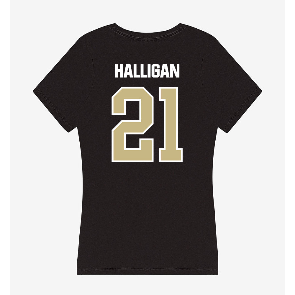 Akron - NCAA Men's Basketball : Zachary Halligan - Women's V-Neck T-Shirt Style001 Hoodie, Sweatshirt (Image 2)