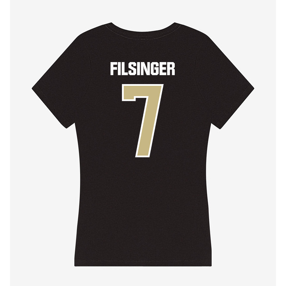 Akron - NCAA Men's Soccer : Connor Filsinger - Women's V-Neck T-Shirt Style001 Hoodie, Sweatshirt (Image 2)