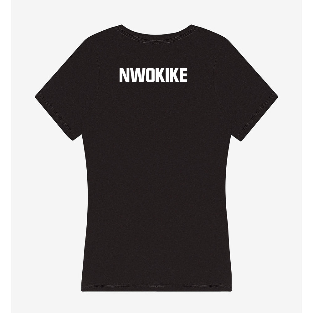 Akron - NCAA Women's Track & Field : Joy Nwokike - Women's V-Neck T-Shirt Style002 Hoodie, Sweatshirt (Image 2)
