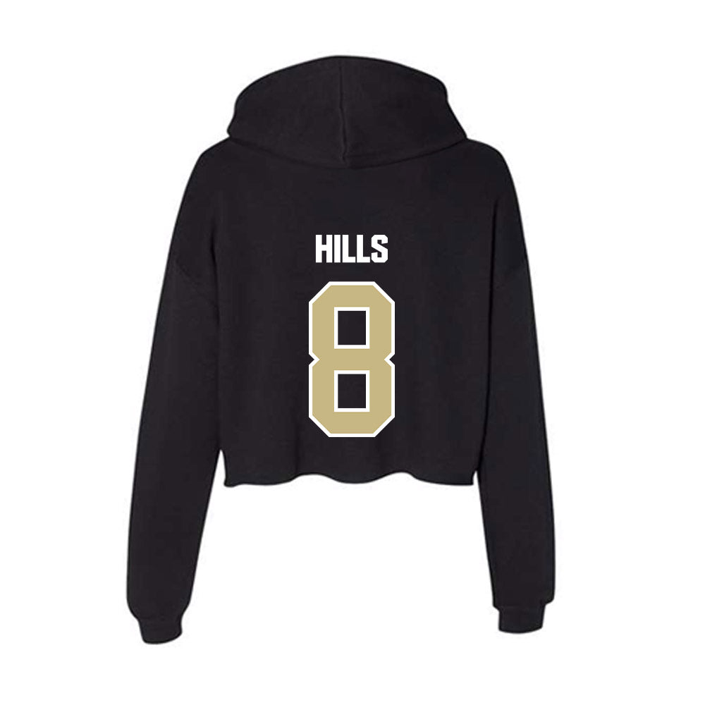 Akron - NCAA Football : Brandon Hills - Women's Crop Fleece Hoodie Style001 T-Shirts, Sweatshirt | CoreVibeTees.com (Image 2)