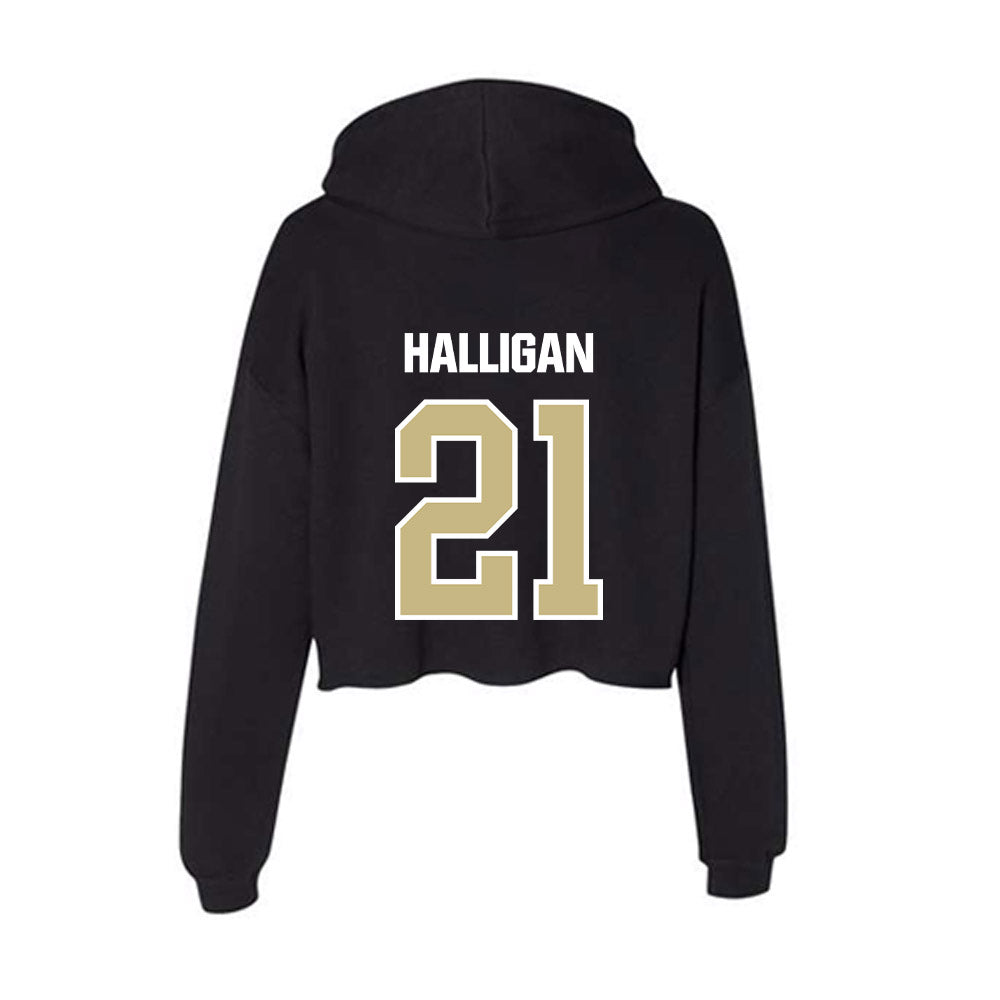 Akron - NCAA Men's Basketball : Zachary Halligan - Women's Crop Fleece Hoodie Style001 T-Shirts, Sweatshirt (Image 2)