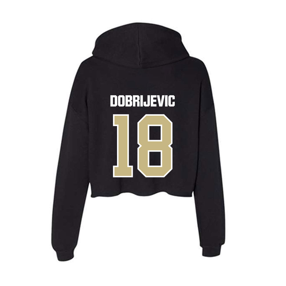Akron - NCAA Men's Soccer : Stefan Dobrijevic - Women's Crop Fleece Hoodie Style001 T-Shirts, Sweatshirt (Image 2)