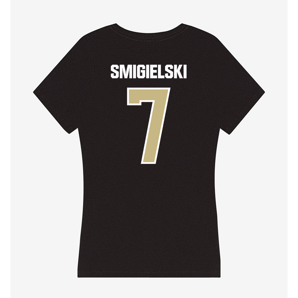 Akron - NCAA Softball : Rachel Smigielski - Women's V-Neck T-Shirt Style001 Hoodie, Sweatshirt | CoreVibeTees.com (Image 2)