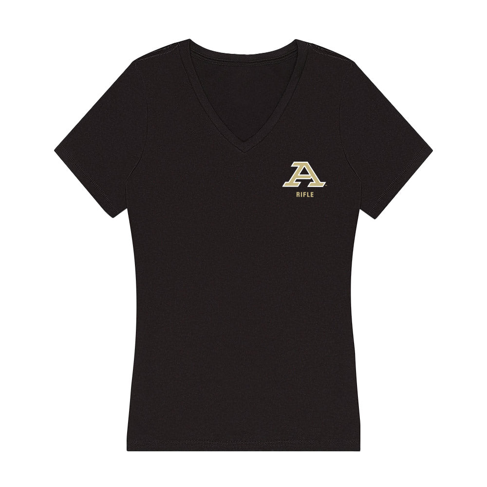 Akron - NCAA Rifle : Sally Reeke - Women's V-Neck T-Shirt Style001 Hoodie, Sweatshirt | CoreVibeTees.com (Image 1)