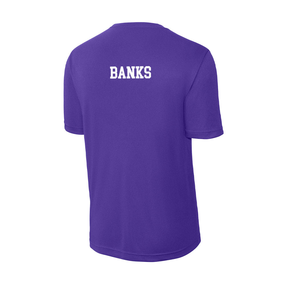 '- NCAA Men's Track & Field : Johnny Banks - Activewear T-Shirt Hoodie, Sweatshirt | CoreVibeTees.com (Image 2)
